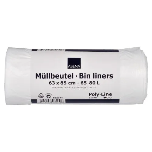 WBV Müllsäcke 80 ltr. für Drahtkorb - Sammelkorb weiss