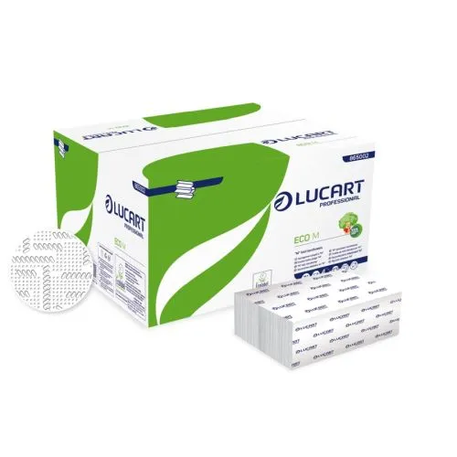 Lucart Papierhandtücher Eco M 2-lagig 22,5x32 cm