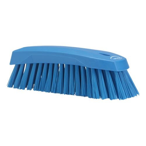 Vikan Waschbürste L, harte Borste blau 200 mm