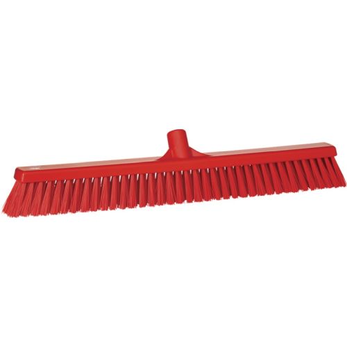 Besen Vikan Borsten, weich/hart rot 610 mm