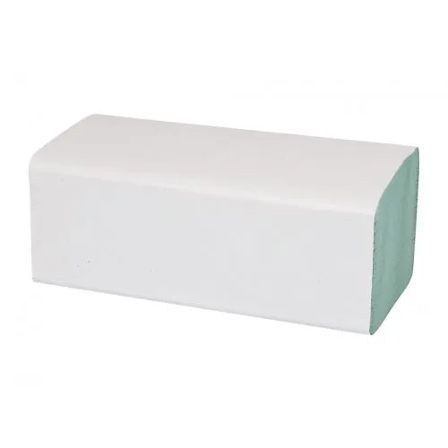 Papierhandtücher 1 lagig 25x23 cm Zick/Zack Falz, GRÜN